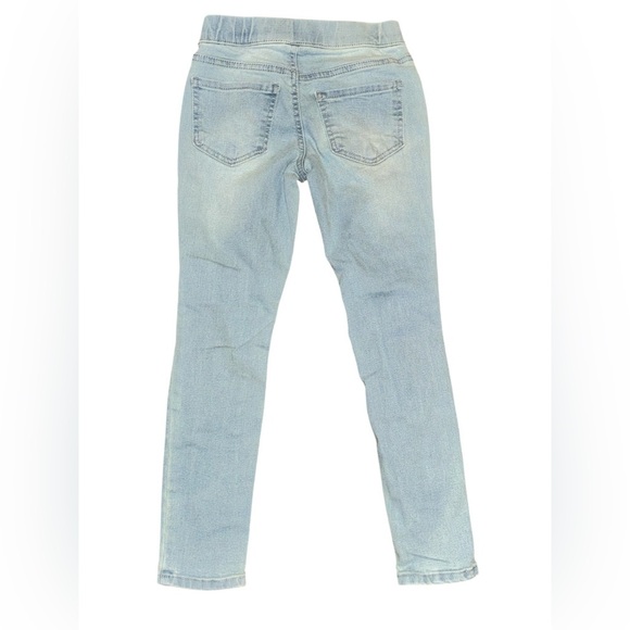 Vanilla Star Light Blue Distressed Girls Jeans - Picture 2 of 3